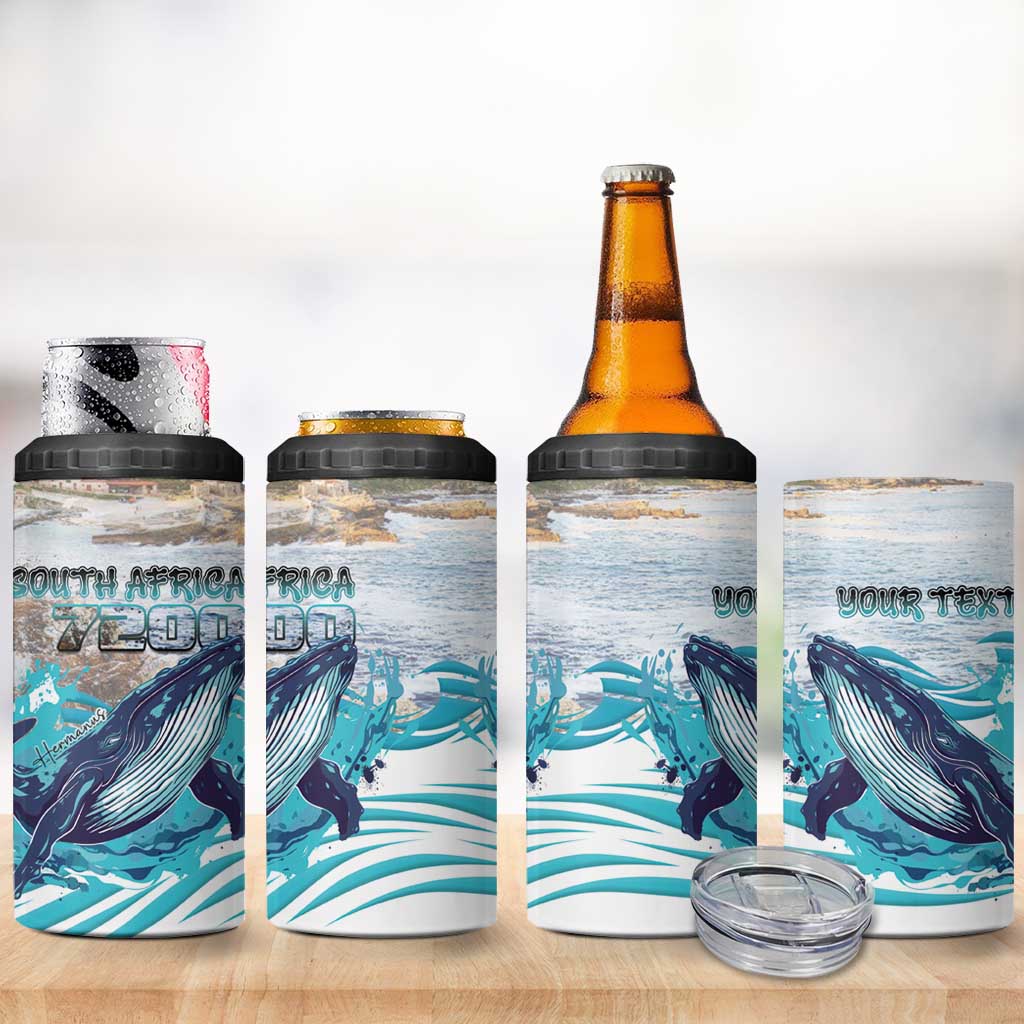 Personalized South Africa Whale 4 in 1 Can Cooler Tumbler Hermanus Fest - Wonder Print Shop