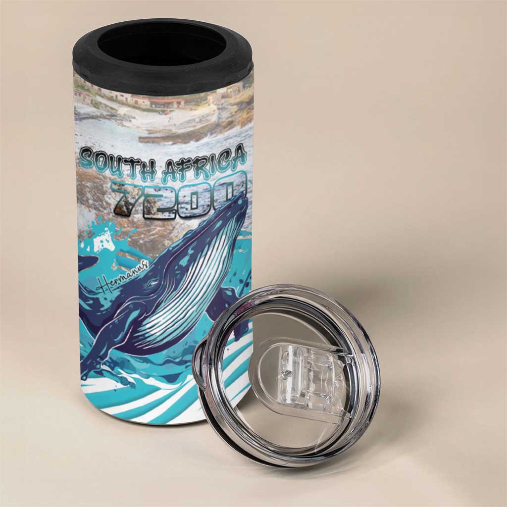 Personalized South Africa Whale 4 in 1 Can Cooler Tumbler Hermanus Fest - Wonder Print Shop