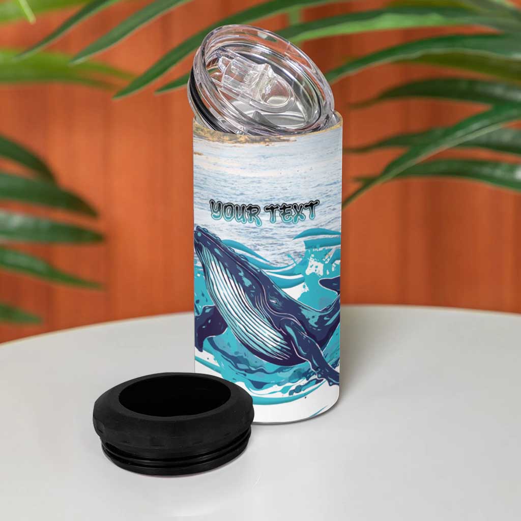 Personalized South Africa Whale 4 in 1 Can Cooler Tumbler Hermanus Fest - Wonder Print Shop