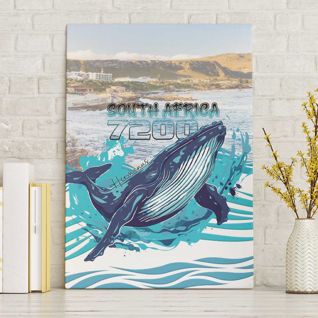 South Africa Whale Canvas Wall Art Hermanus Fest - Wonder Print Shop