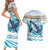 Personalized South Africa Whale Couples Matching Short Sleeve Bodycon Dress and Hawaiian Shirt Hermanus Fest - Wonder Print Shop