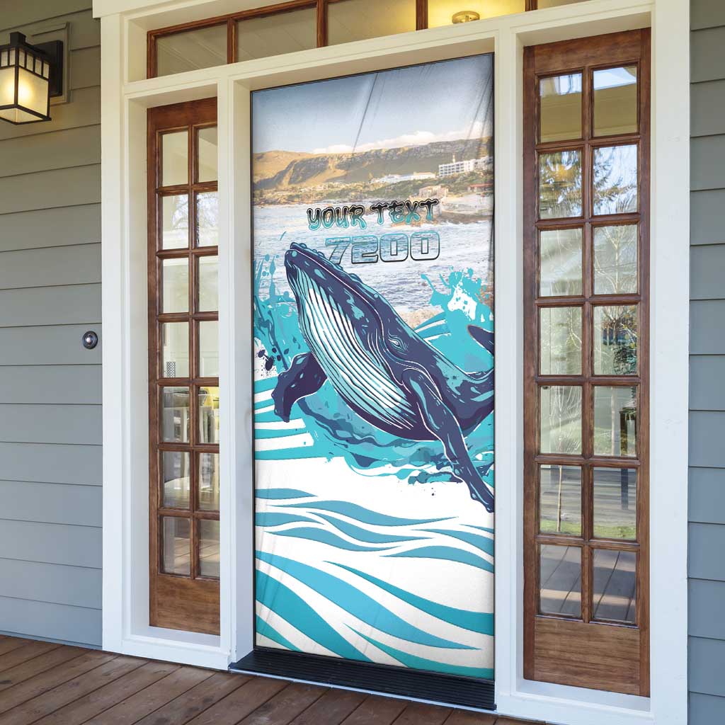 South Africa Whale Door Cover Hermanus Fest - Wonder Print Shop