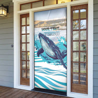 South Africa Whale Door Cover Hermanus Fest - Wonder Print Shop