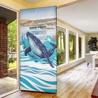 South Africa Whale Door Cover Hermanus Fest - Wonder Print Shop