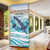 South Africa Whale Door Cover Hermanus Fest - Wonder Print Shop
