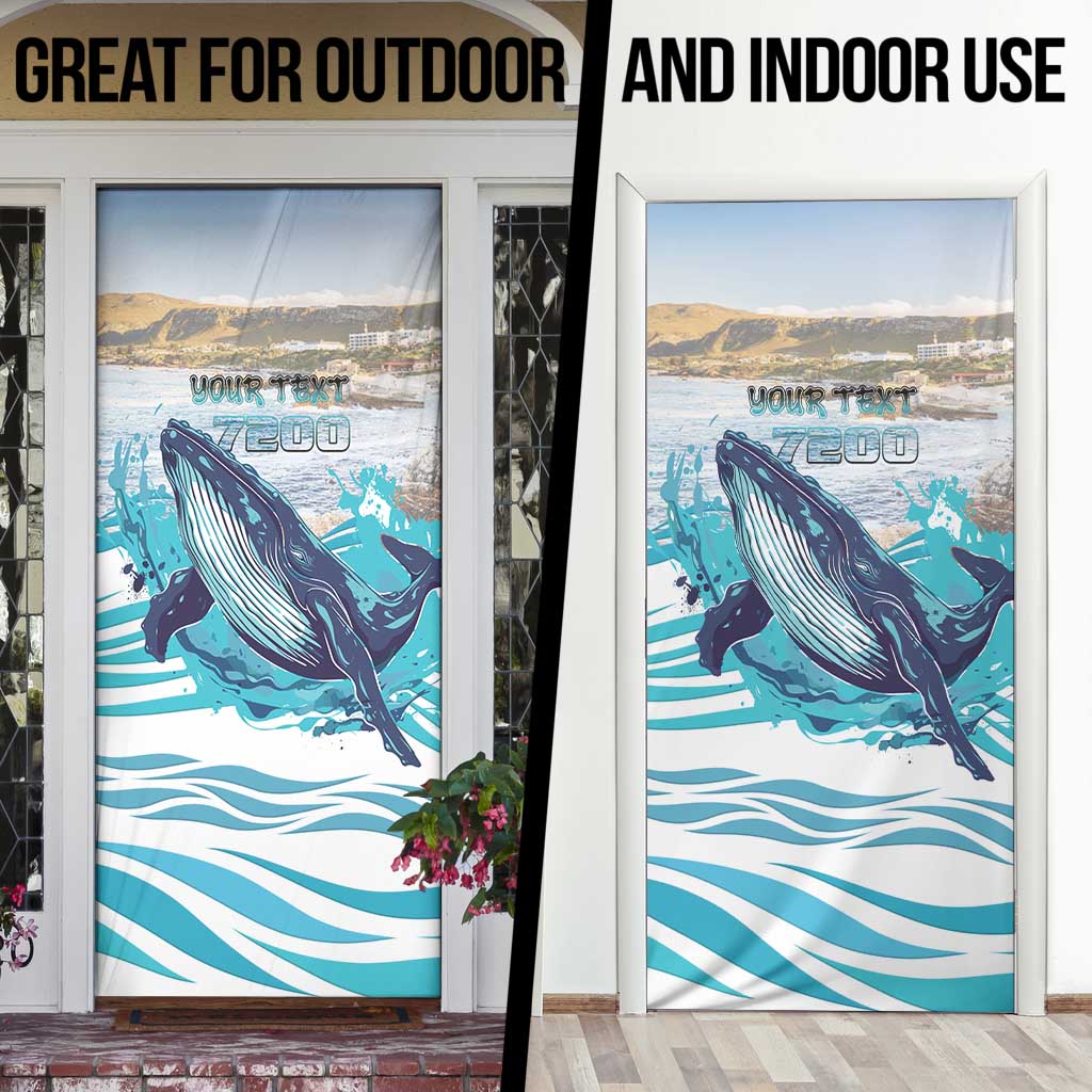 South Africa Whale Door Cover Hermanus Fest - Wonder Print Shop