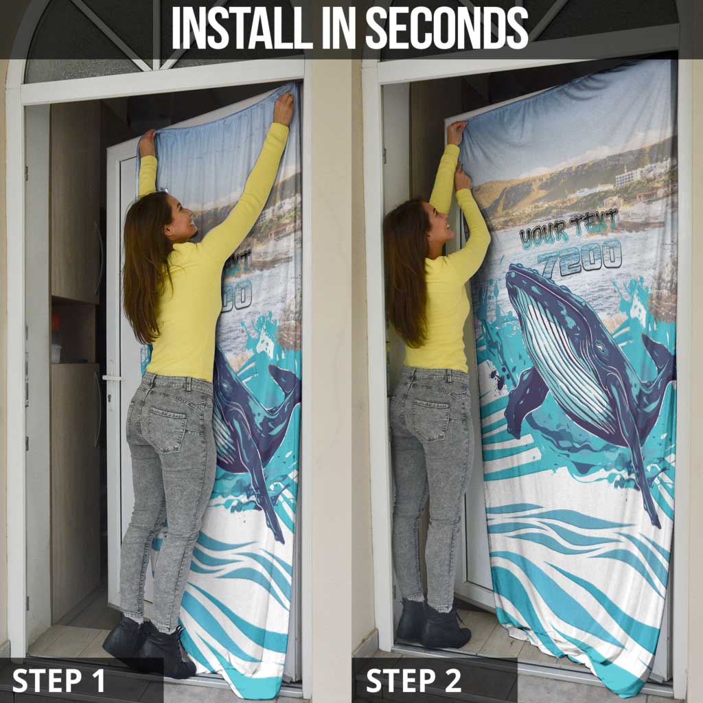 South Africa Whale Door Cover Hermanus Fest - Wonder Print Shop