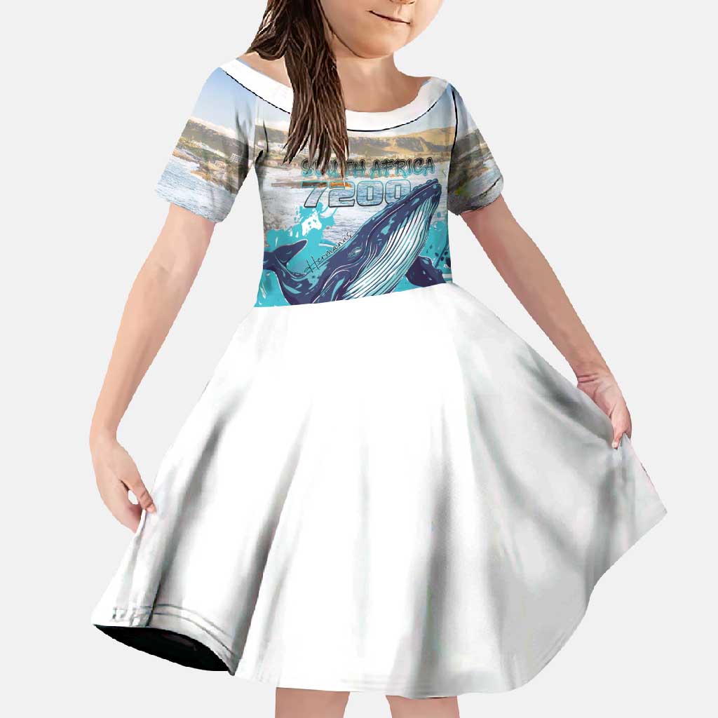 Personalized South Africa Whale Family Matching Long Sleeve Bodycon Dress and Hawaiian Shirt Hermanus Fest - Wonder Print Shop