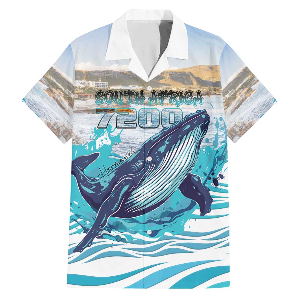 Personalized South Africa Whale Family Matching Mermaid Dress and Hawaiian Shirt Hermanus Fest - Wonder Print Shop