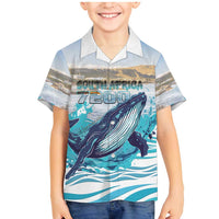 Personalized South Africa Whale Family Matching Mermaid Dress and Hawaiian Shirt Hermanus Fest - Wonder Print Shop