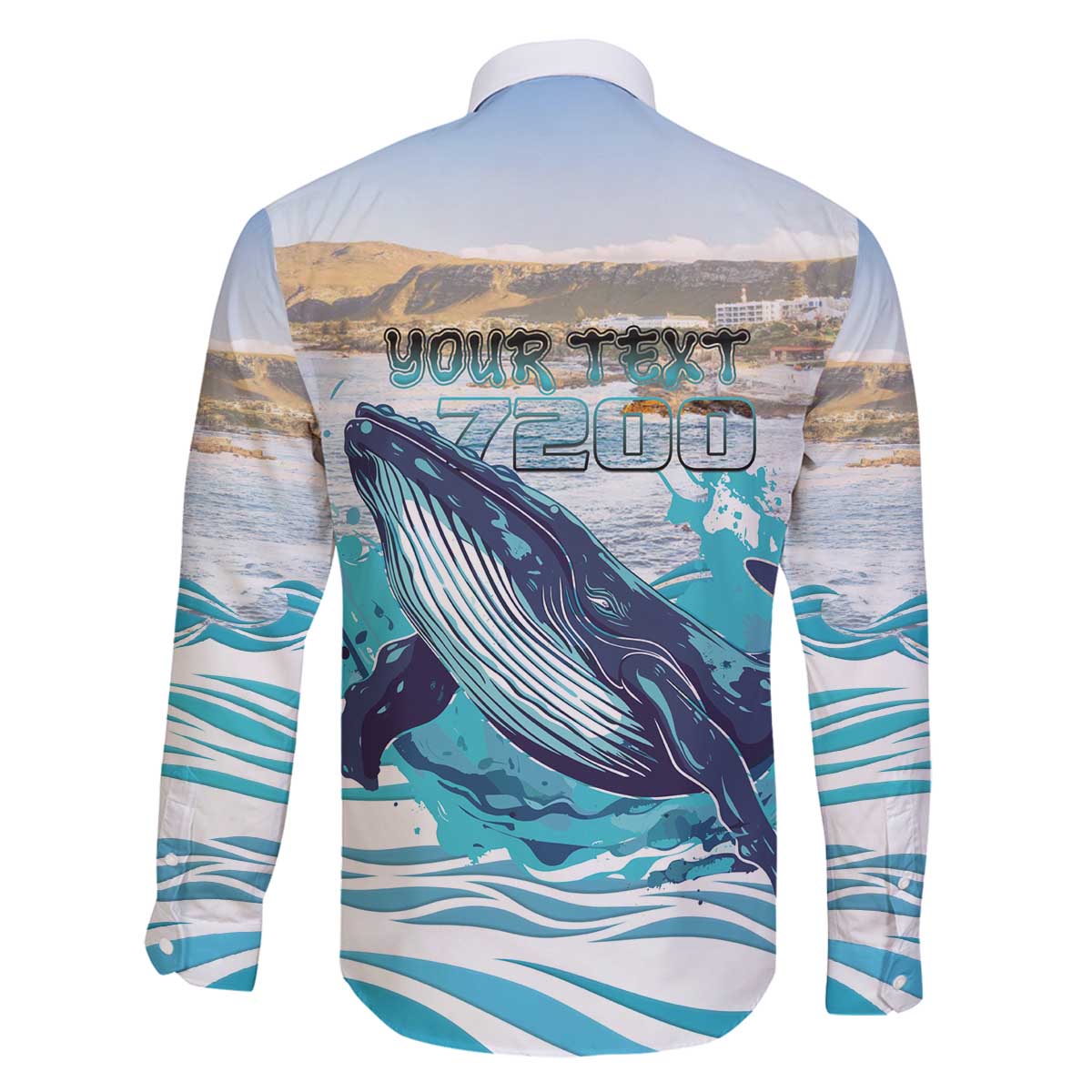 Personalized South Africa Whale Family Matching Off The Shoulder Long Sleeve Dress and Hawaiian Shirt Hermanus Fest - Wonder Print Shop