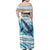 Personalized South Africa Whale Family Matching Off Shoulder Maxi Dress and Hawaiian Shirt Hermanus Fest - Wonder Print Shop