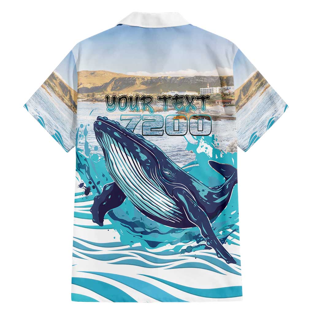 Personalized South Africa Whale Family Matching Short Sleeve Bodycon Dress and Hawaiian Shirt Hermanus Fest - Wonder Print Shop