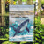 South Africa Whale Garden Flag Hermanus Fest - Wonder Print Shop