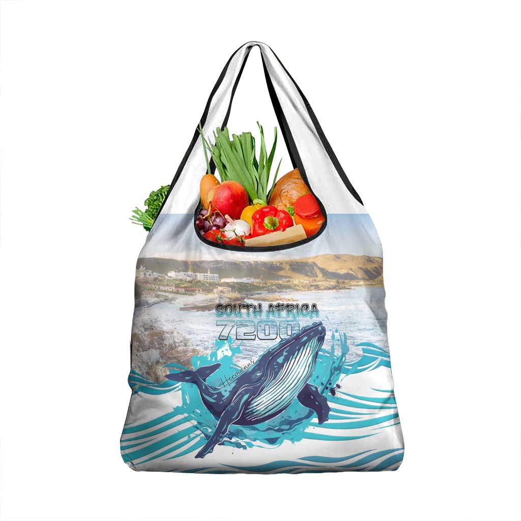 South Africa Whale Grocery Bag Hermanus Fest - Wonder Print Shop