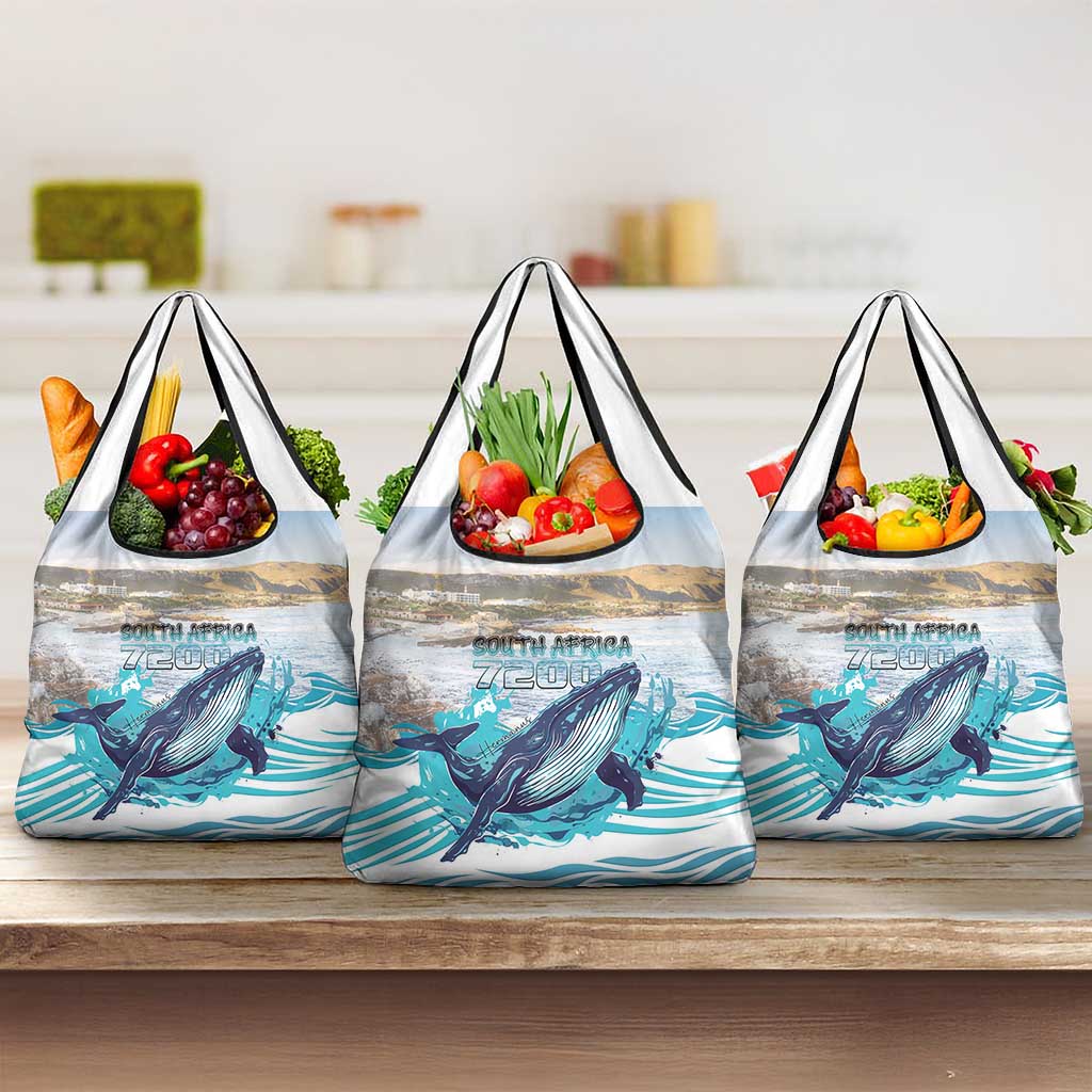 South Africa Whale Grocery Bag Hermanus Fest - Wonder Print Shop