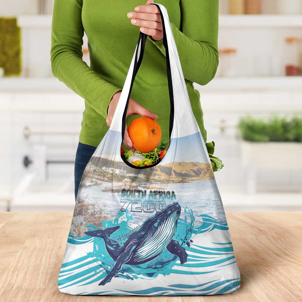 South Africa Whale Grocery Bag Hermanus Fest - Wonder Print Shop
