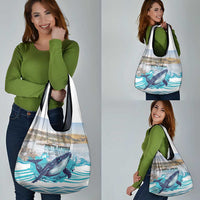 South Africa Whale Grocery Bag Hermanus Fest - Wonder Print Shop
