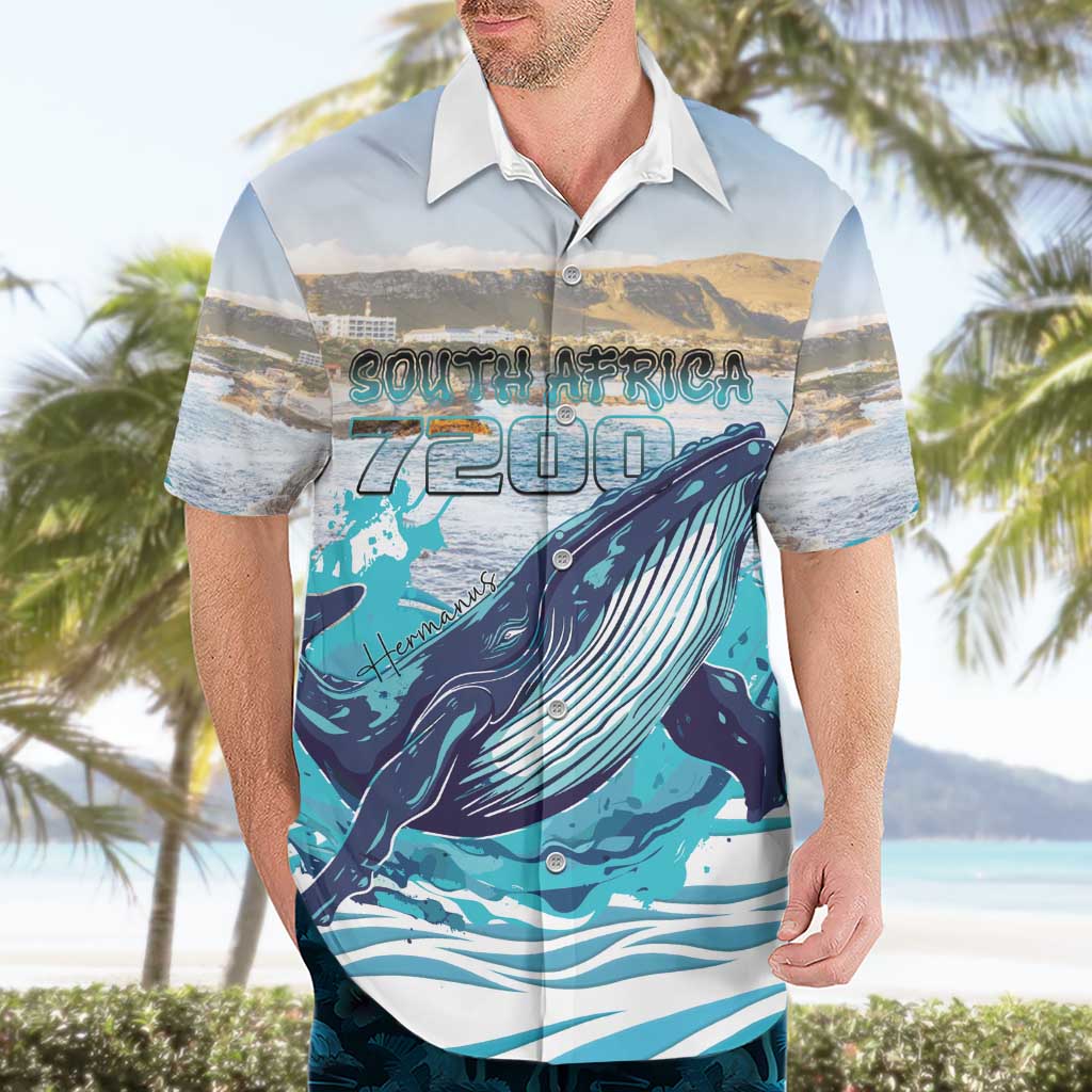 Personalized South Africa Whale Hawaiian Shirt Hermanus Fest - Wonder Print Shop