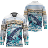Personalized South Africa Whale Hockey Jersey Hermanus Fest - Wonder Print Shop