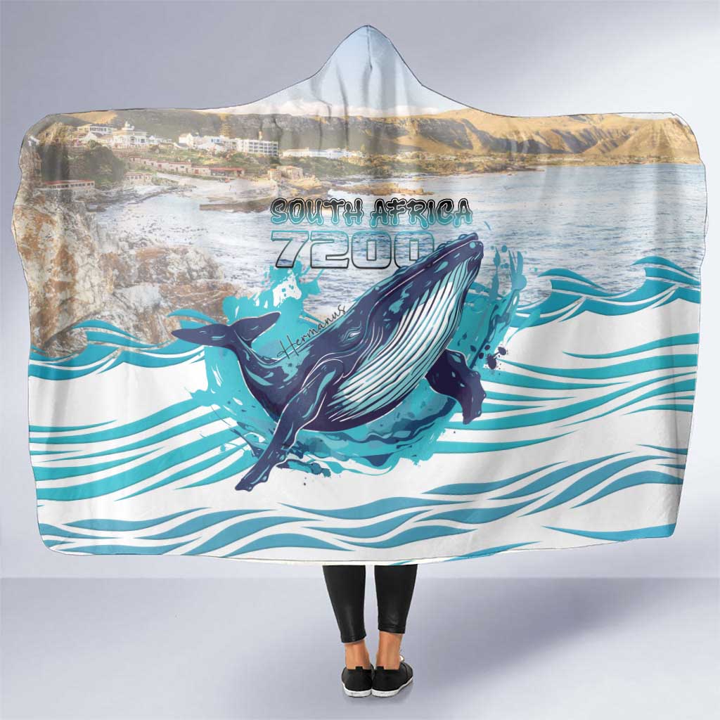 South Africa Whale Hooded Blanket Hermanus Fest - Wonder Print Shop
