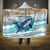 South Africa Whale Hooded Blanket Hermanus Fest - Wonder Print Shop
