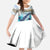 Personalized South Africa Whale Kid Short Sleeve Dress Hermanus Fest - Wonder Print Shop