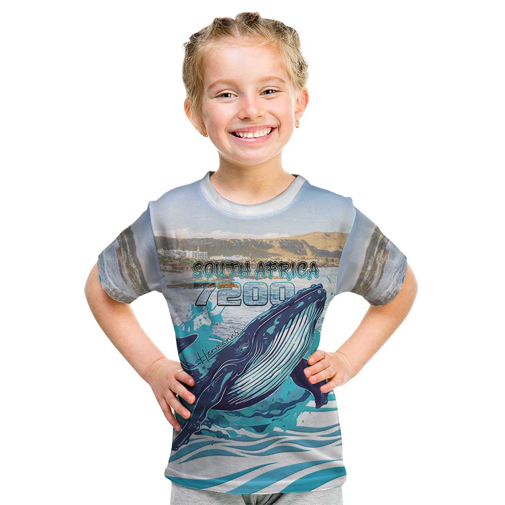 Personalized South Africa Whale Kid T Shirt Hermanus Fest - Wonder Print Shop