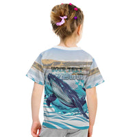 Personalized South Africa Whale Kid T Shirt Hermanus Fest - Wonder Print Shop