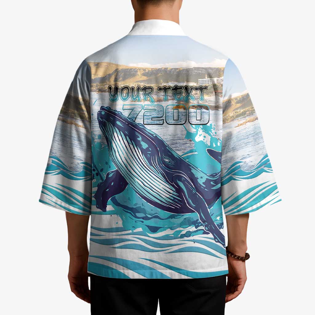 Personalized South Africa Whale Kimono Hermanus Fest - Wonder Print Shop
