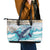 South Africa Whale Leather Tote Bag Hermanus Fest - Wonder Print Shop