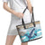South Africa Whale Leather Tote Bag Hermanus Fest - Wonder Print Shop