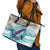 South Africa Whale Leather Tote Bag Hermanus Fest - Wonder Print Shop