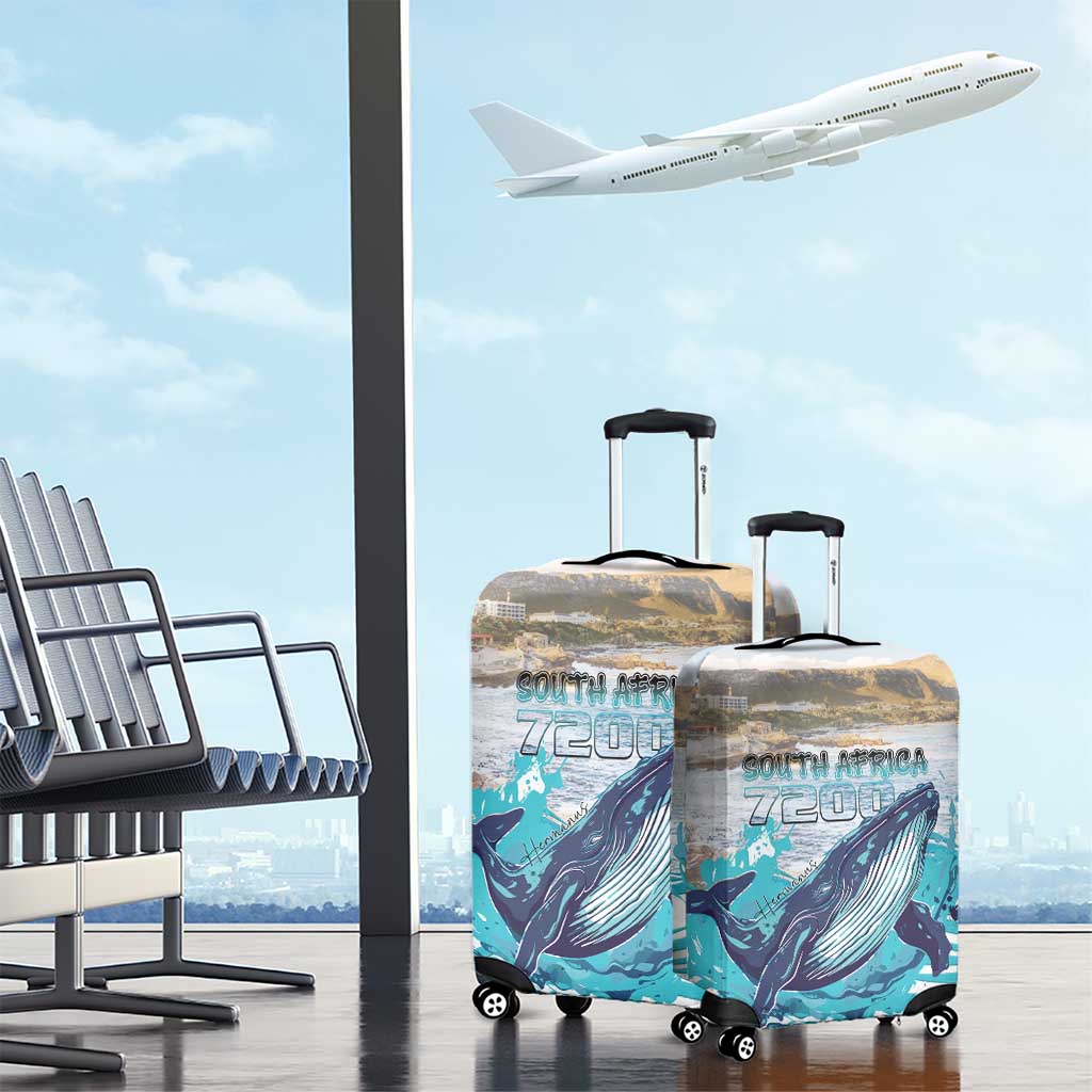 South Africa Whale Luggage Cover Hermanus Fest - Wonder Print Shop