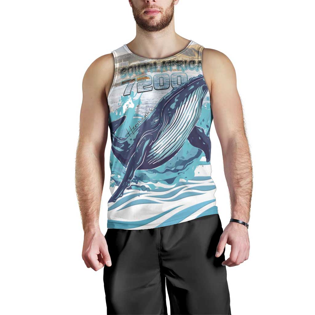 Personalized South Africa Whale Men Tank Top Hermanus Fest - Wonder Print Shop