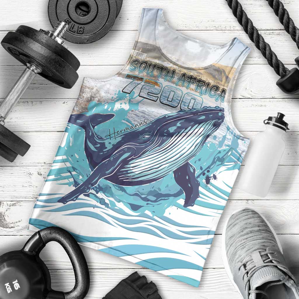 Personalized South Africa Whale Men Tank Top Hermanus Fest - Wonder Print Shop