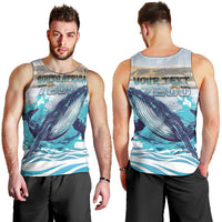 Personalized South Africa Whale Men Tank Top Hermanus Fest - Wonder Print Shop
