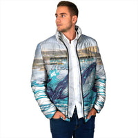 Personalized South Africa Whale Padded Jacket Hermanus Fest - Wonder Print Shop