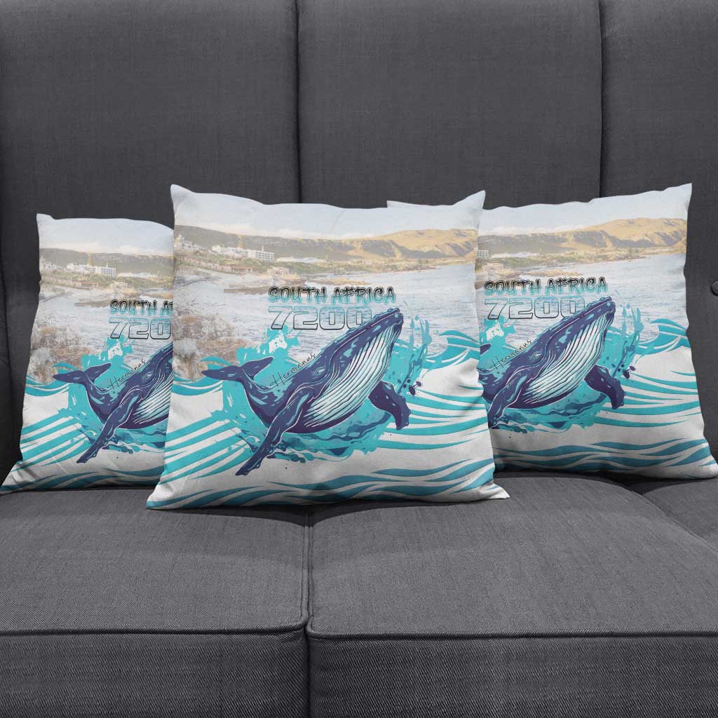 South Africa Whale Pillow Cover Hermanus Fest - Wonder Print Shop