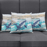 South Africa Whale Pillow Cover Hermanus Fest - Wonder Print Shop