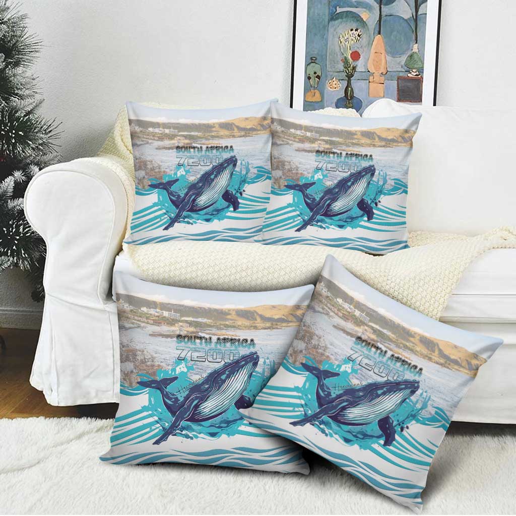 South Africa Whale Pillow Cover Hermanus Fest - Wonder Print Shop