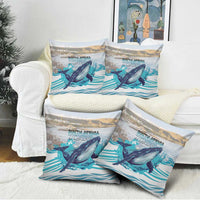 South Africa Whale Pillow Cover Hermanus Fest - Wonder Print Shop