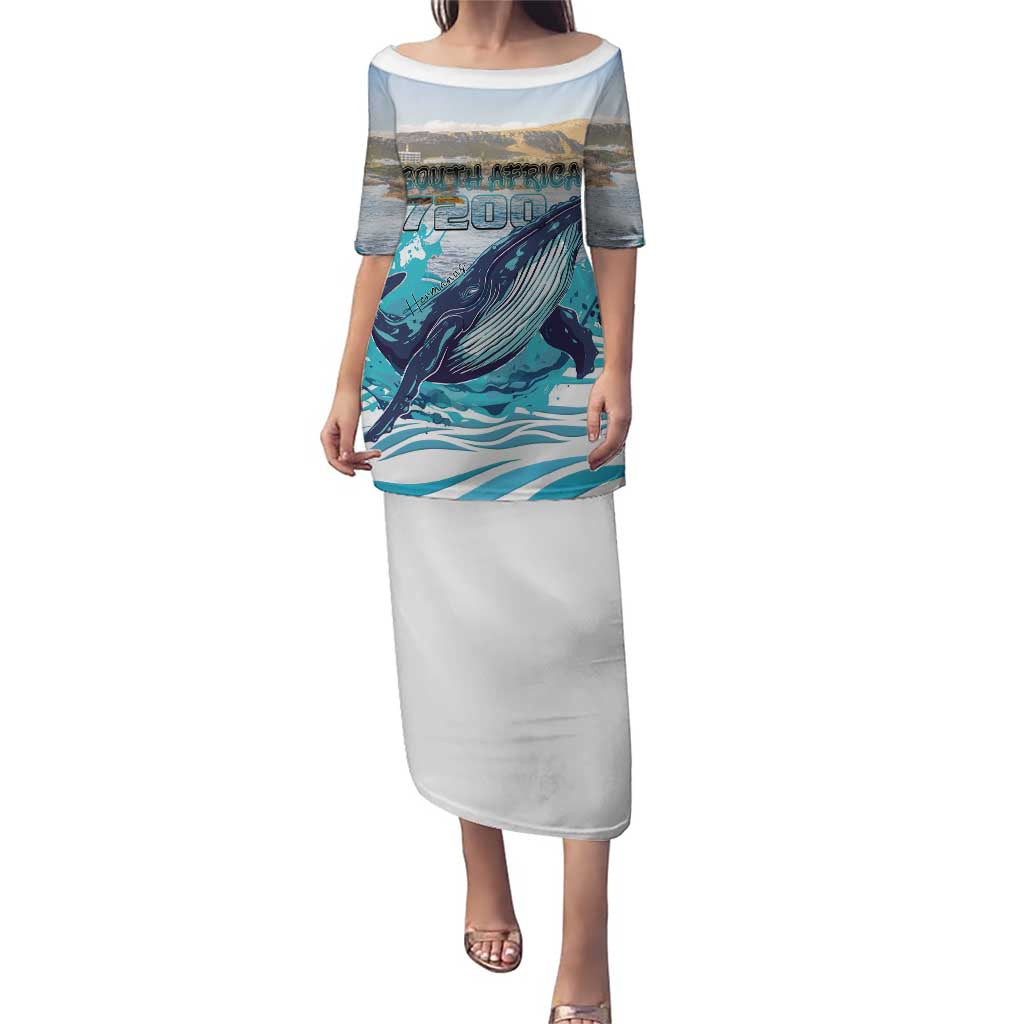 Personalized South Africa Whale Puletasi Hermanus Fest - Wonder Print Shop