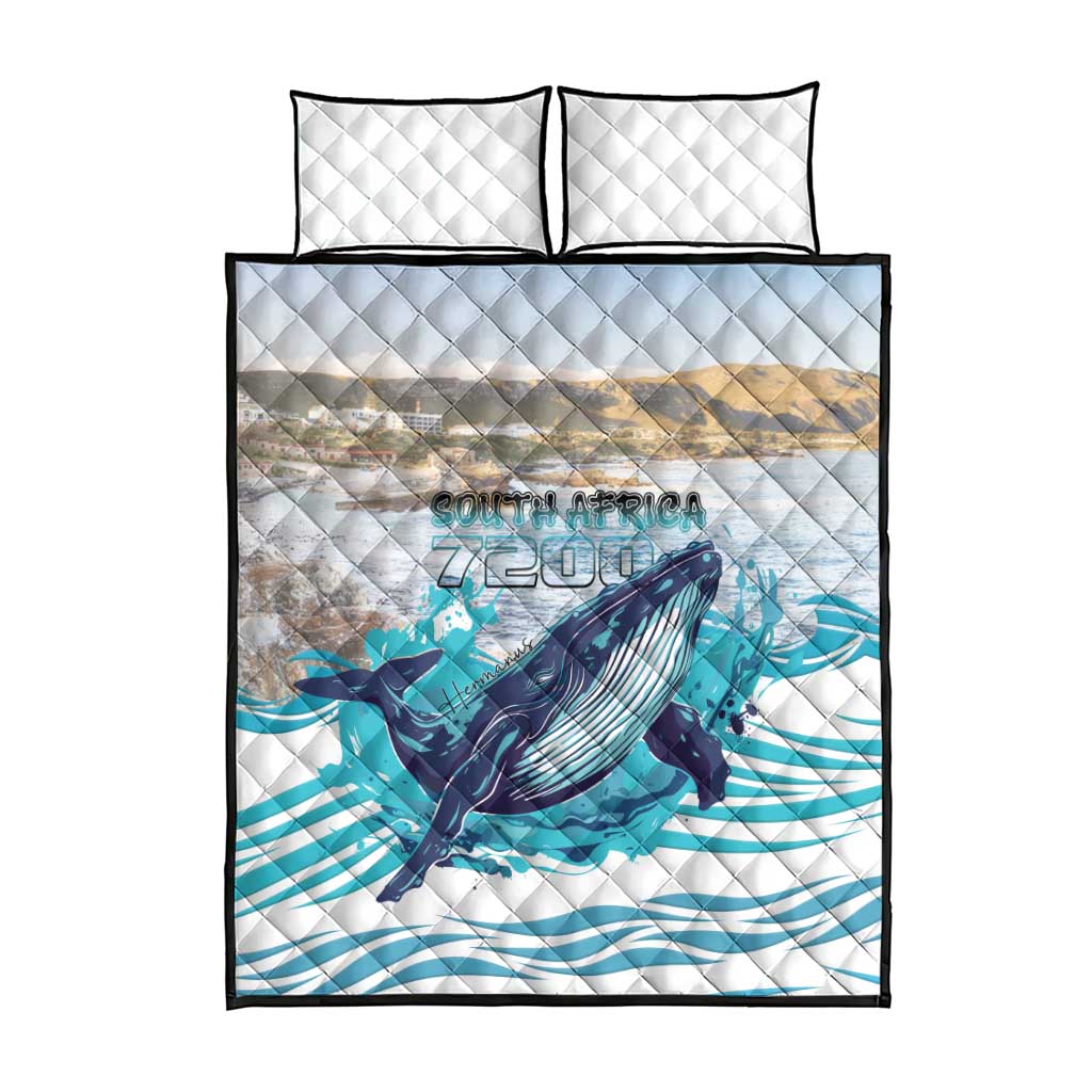 South Africa Whale Quilt Bed Set Hermanus Fest - Wonder Print Shop