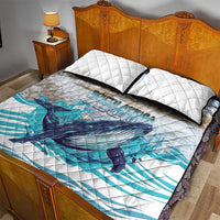 South Africa Whale Quilt Bed Set Hermanus Fest - Wonder Print Shop