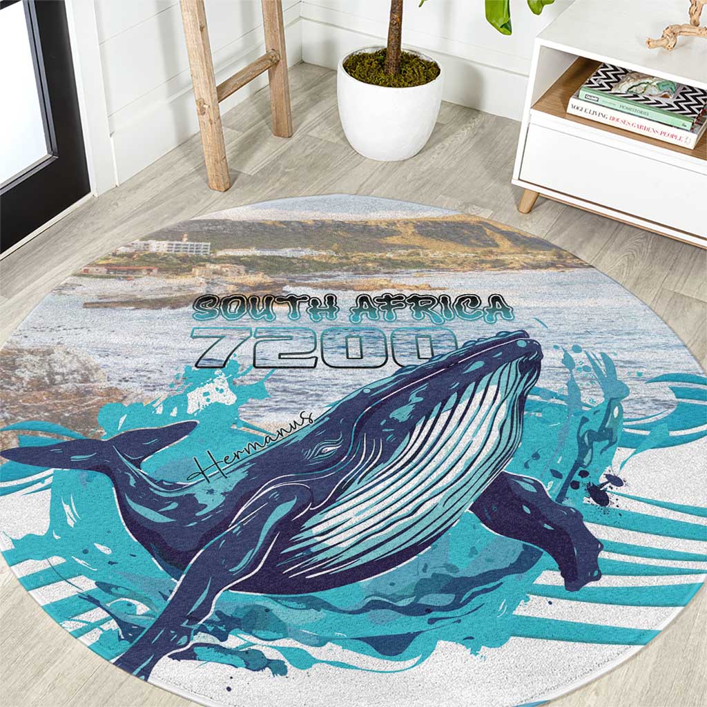 South Africa Whale Round Carpet Hermanus Fest - Wonder Print Shop