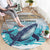 South Africa Whale Round Carpet Hermanus Fest - Wonder Print Shop
