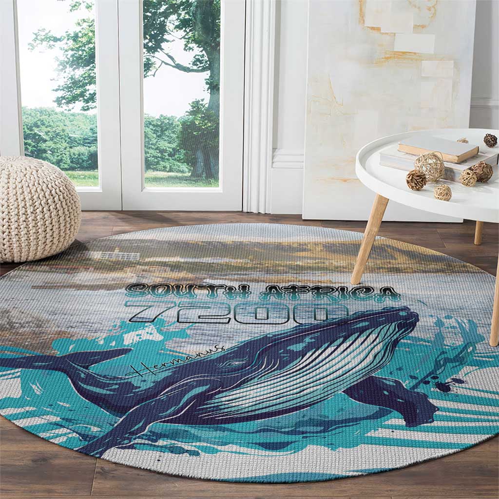 South Africa Whale Round Carpet Hermanus Fest - Wonder Print Shop