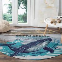 South Africa Whale Round Carpet Hermanus Fest - Wonder Print Shop