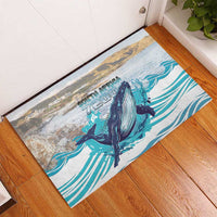 South Africa Whale Rubber Doormat Hermanus Fest - Wonder Print Shop